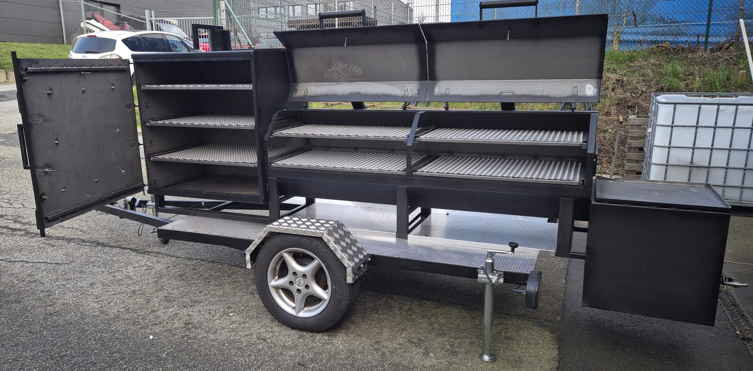 grill,grilla,kol,custom,offset,smoker,barbeque,bbq,sverige,malmö