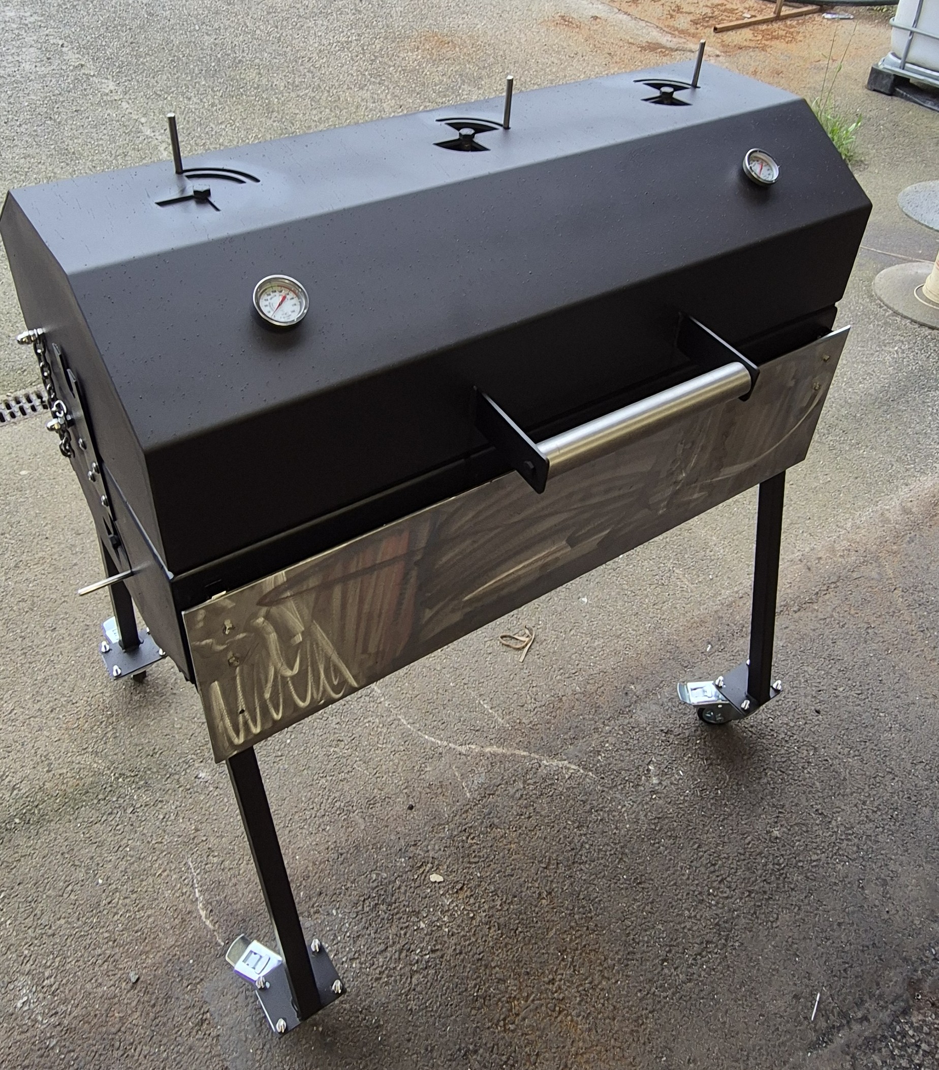 grill,grilla,kol,custom,offset,smoker,barbeque,bbq,sverige,malmö